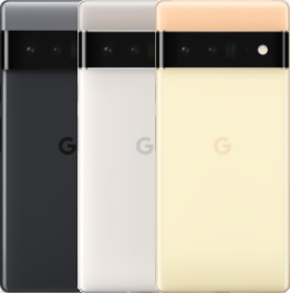 Google Pixel 6 Pro (Color: Cloudy White, Sorta Sunny, Stormy Black)